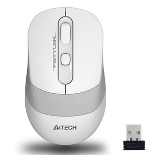 A4 TECH FG10 Kablosuz 2000dpi Optic Beyaz Mouse