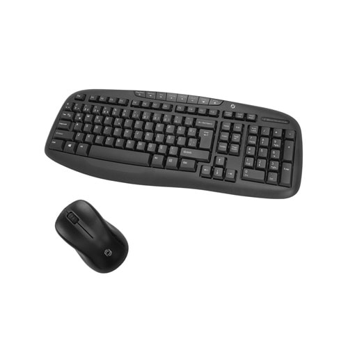 FRISBY FK-4830WQ Kablosuz Q Trk Optic Mouse Siyah Multimedya Klavye - Mouse