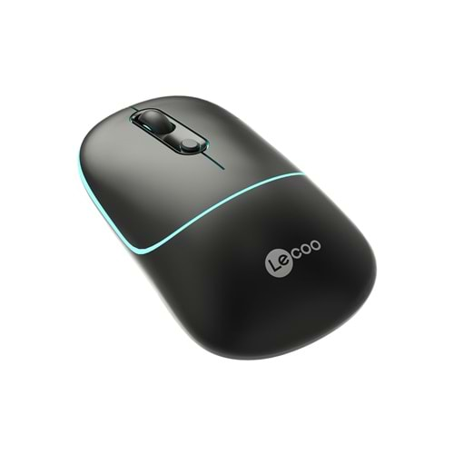 LENOVO LECOO WS204 Kablosuz 1200dpi Optic Siyah Mouse