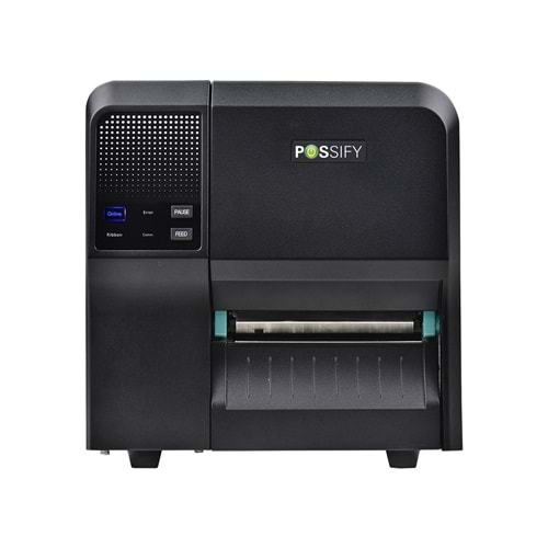 POSSIFY GI-2408T ENDÜSTRİYEL RS232+USB+LAN+HOST BARKOD ETİKET YAZICI