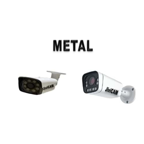 JiviCAM 3.6mm 4mp POE 6 IR LED Bullet IP Güvenlik Kamerası Metal Kasa