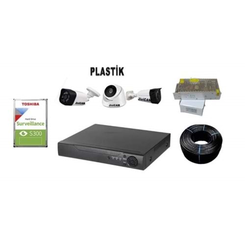 Hazır Set 4 Kameralı IP Güvenlik Sistemi