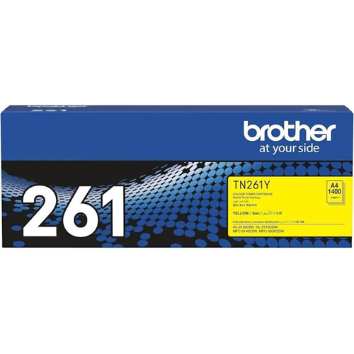 BROTHER TN261Y / 1.400 Sayfa Orjinal Sarı Toner