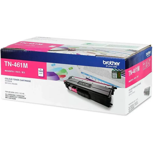 BROTHER TN461M Kırmızı (Magenta) Orijinal Lazer Toner (Yaklaşık 1.800 Sayfa)
