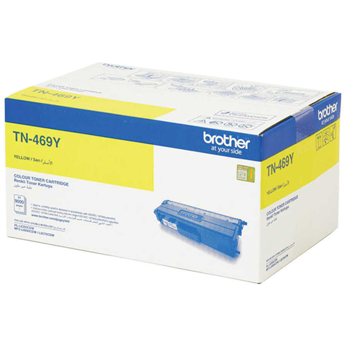 BROTHER TN-469Y Sarı (Yellow) Yüksek Kapasiteli Orijinal Lazer Toner Kartuşu