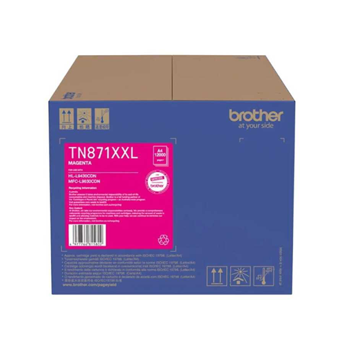 BROTHER TN-871XXLM Kırmızı (Magenta) Ultra Yüksek Kapasiteli Toner Kartuşu (12.000 Sayfa)