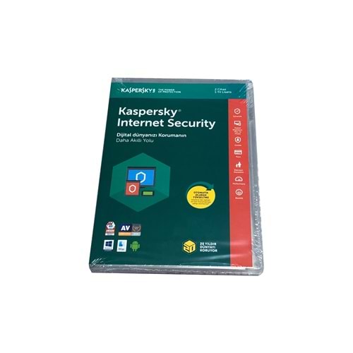 Kaspersky Internet Security 2Kullanıcı 1Yıl