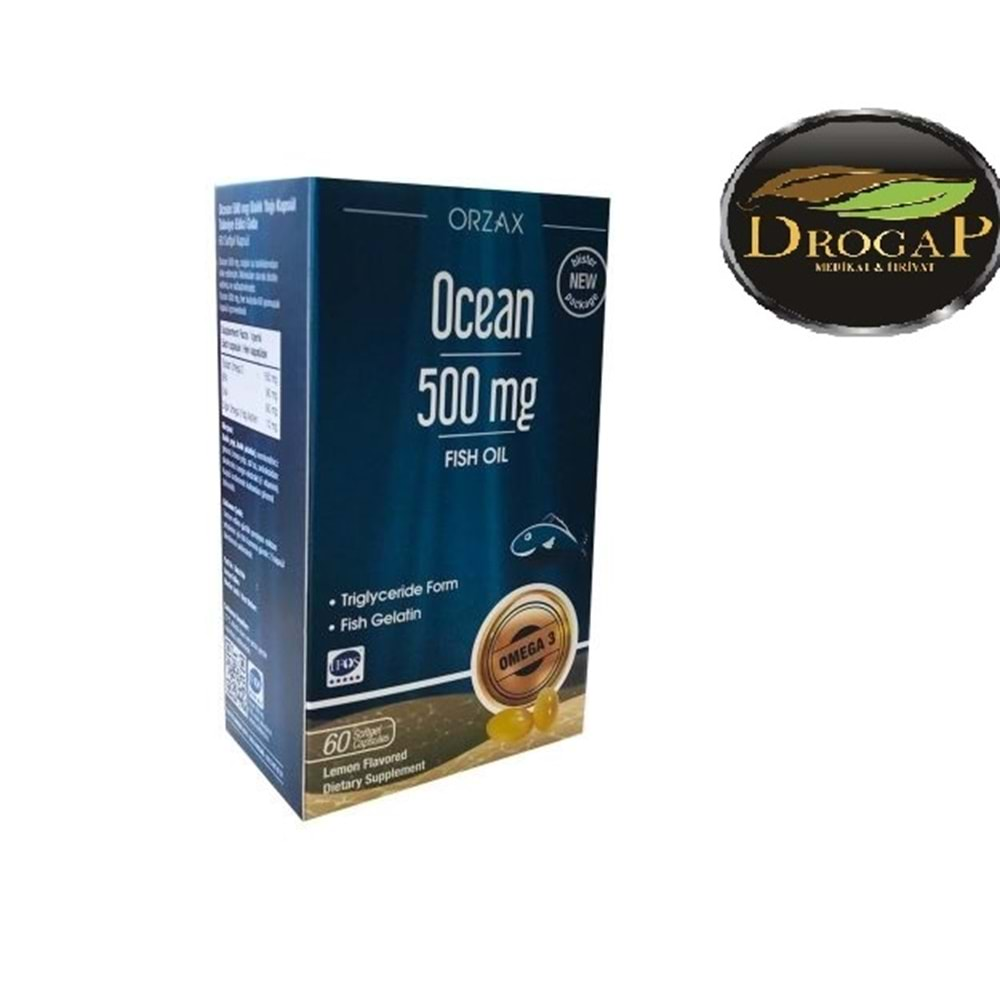 OCEAN BALIK YAĞI OMEGA 3 500 MG 60 KAPSÜL