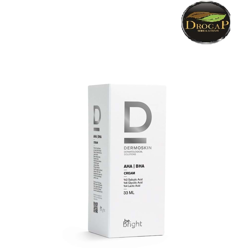 DERMOSKİN BE BRİGHT AHA / BHA KREM 33 ML