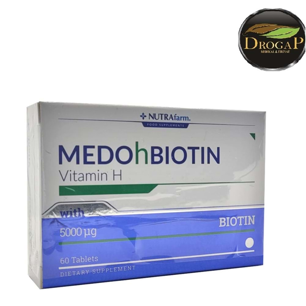 DERMOSKİN BİOTİN 5 MG 60 TABLET ( MEDOHBİOTİN ) ( 5000 MCG )