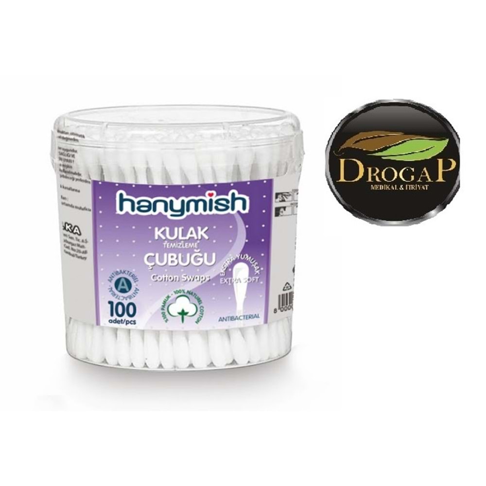 HANYMİSH KULAK ÇUBUĞU 100 LÜ VAZO ( 920 )