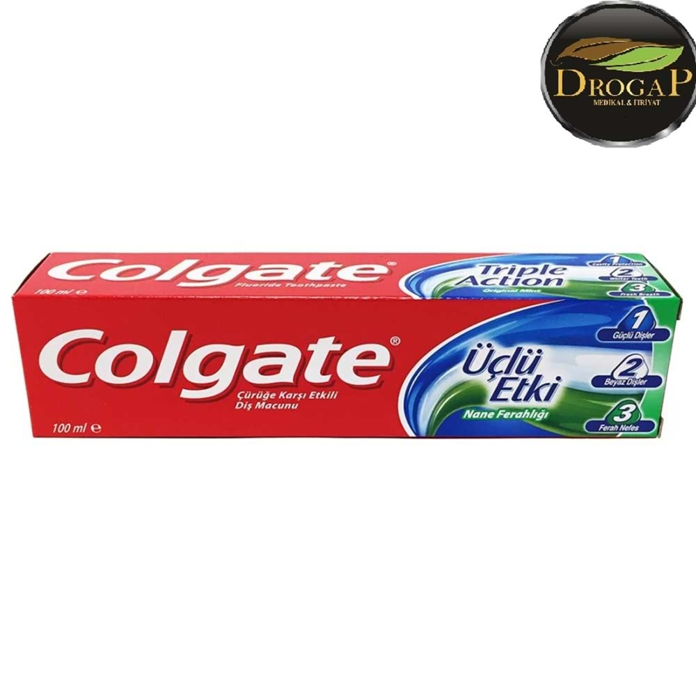 COLGATE DİŞ MACUNU ÜÇLÜ ETKİ 100 ML