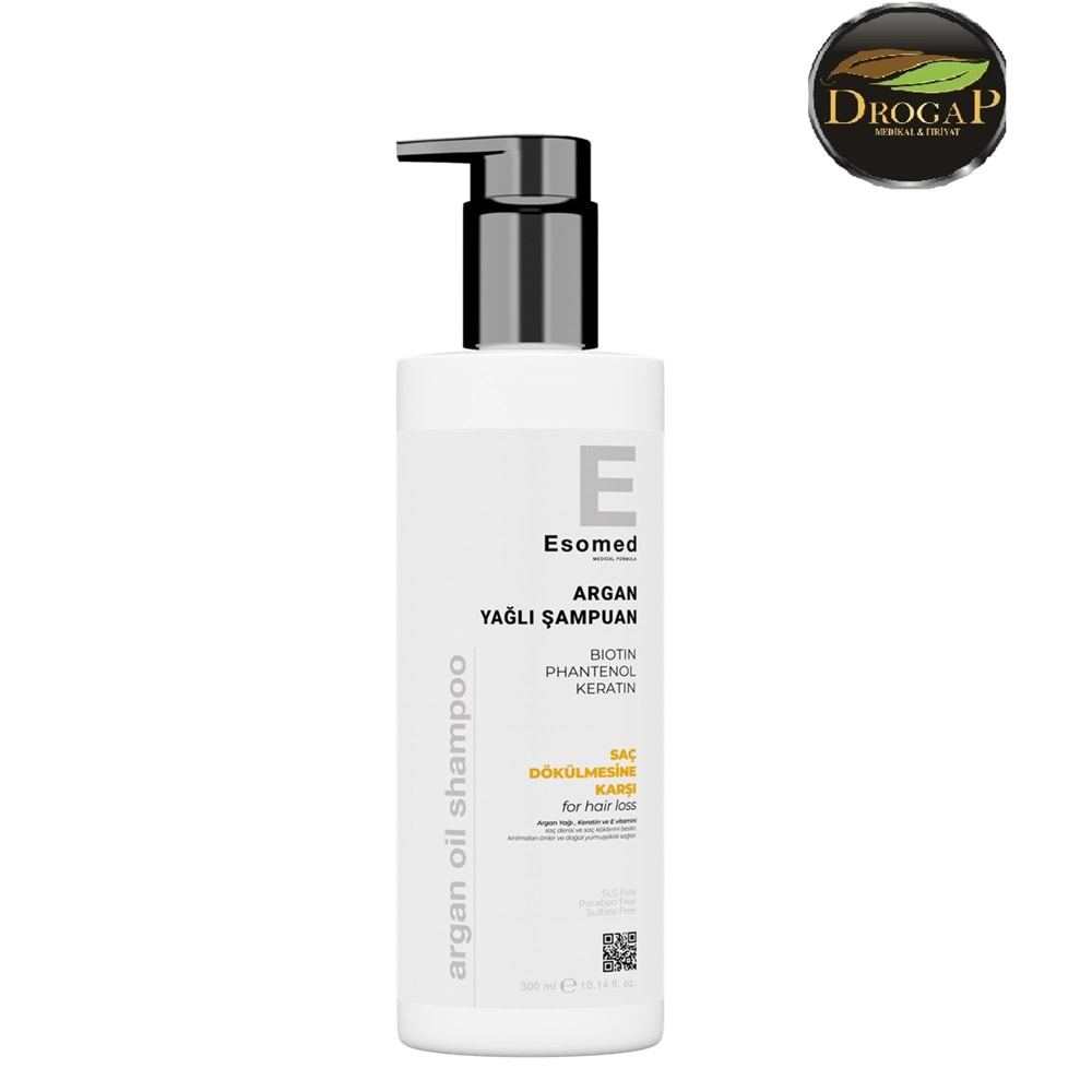 ESOMED ARGAN YAĞLI ŞAMPUAN 300 ML ( Biotin & Panthenol & Keratin )