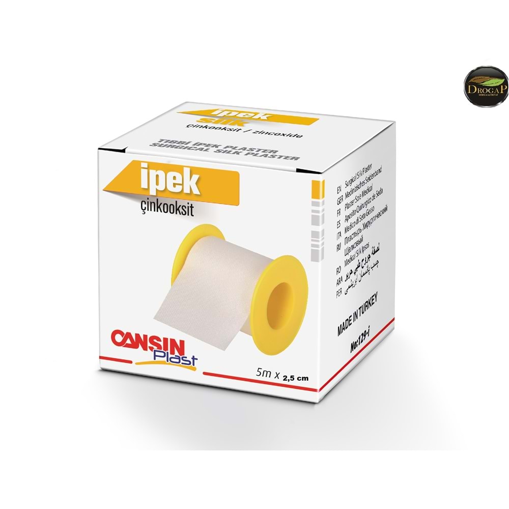 CANSIN İPEK 5 MM X 2,5 CM FLASTER NO : 128-İ