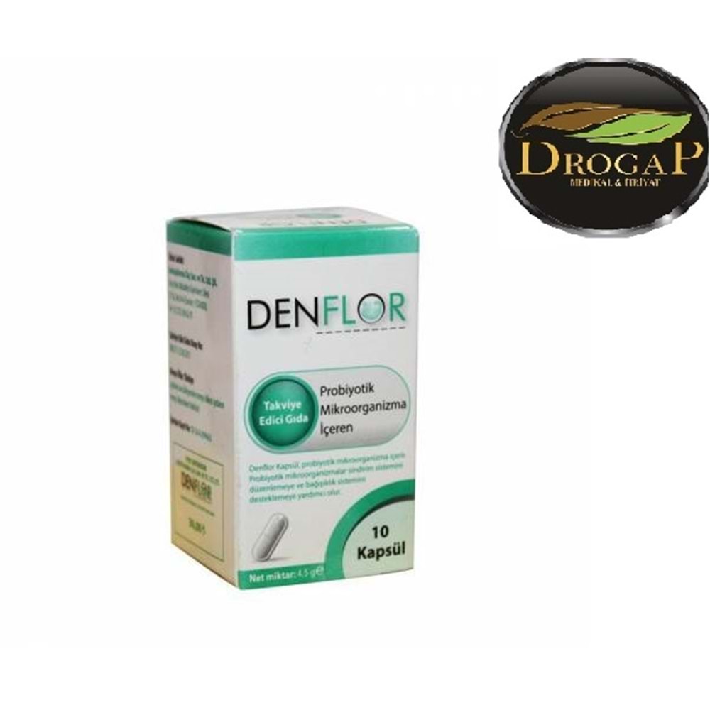 DENFLOR PROBİYOTİK 10 KAPSÜL