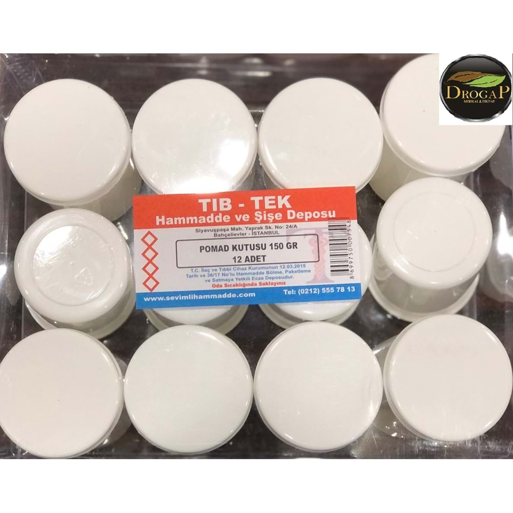 TIB-TEK POMAT KUTUSU 150 GR 12 Lİ PAKET