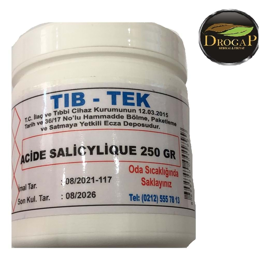 TIB-TEK SALİSİLİK ASİT ( ACİDE SALİCYLİQUE ) 250 GR