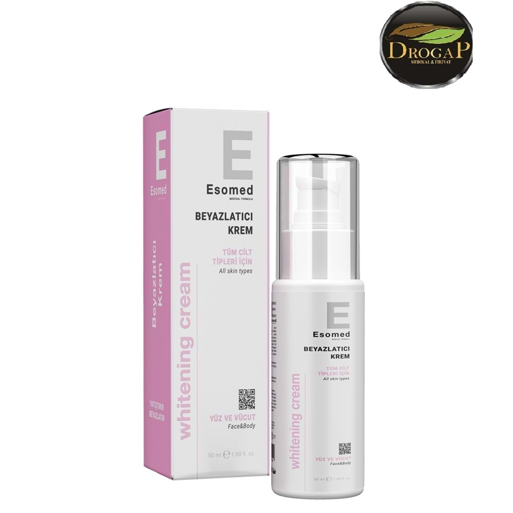 ESOMED BEYAZLATICI KREM 50 ML ( DIŞ GENİTAL & KOLTUK ALTI & DİRSEK )