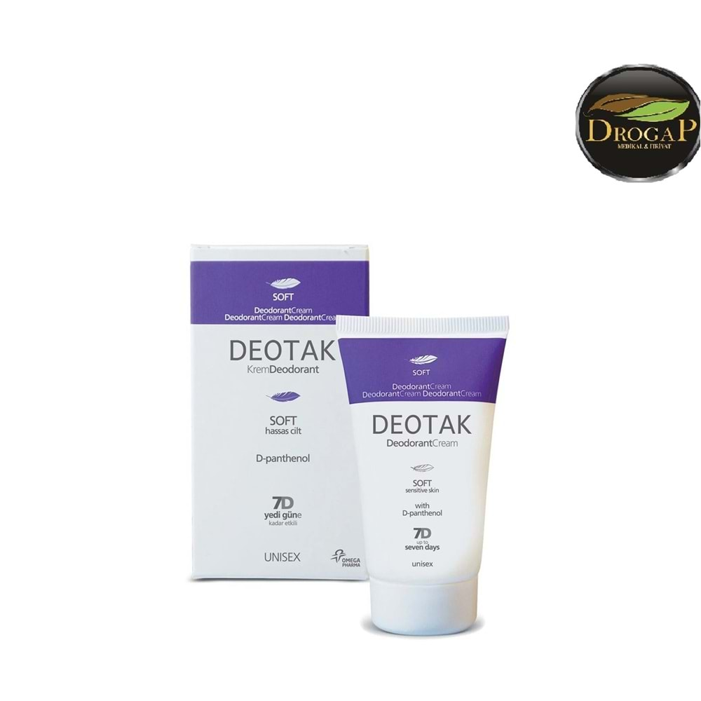 DEOTAK KREM DEODORANT 35 ML ( SOFT ) UNİSEX