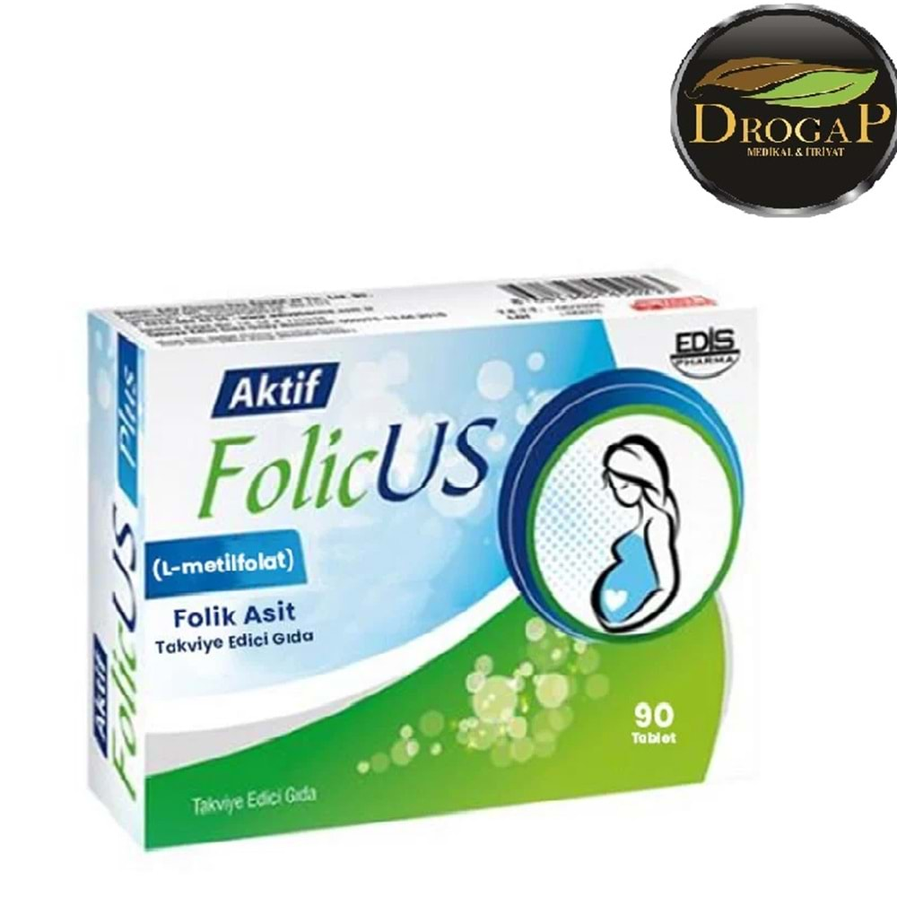 FOLİCUS L-METİLFOLAT & FOLİK ASİT 90 TABLET