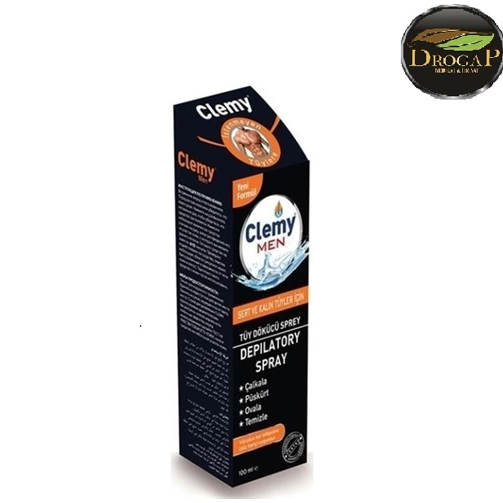 CLEMY TÜY DÖKÜCÜ SPREY MEN KALIN TÜYLER İÇİN ( ERKEK ) 125 ML