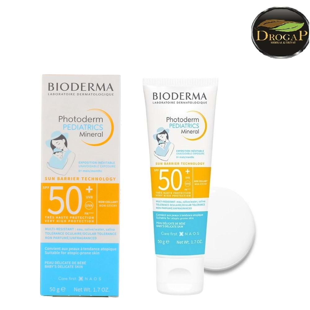 BİODERMA PHOTODERM PEDİATRİCS MİNERAL SPF50+ GÜNEŞ KREMİ 50 GR