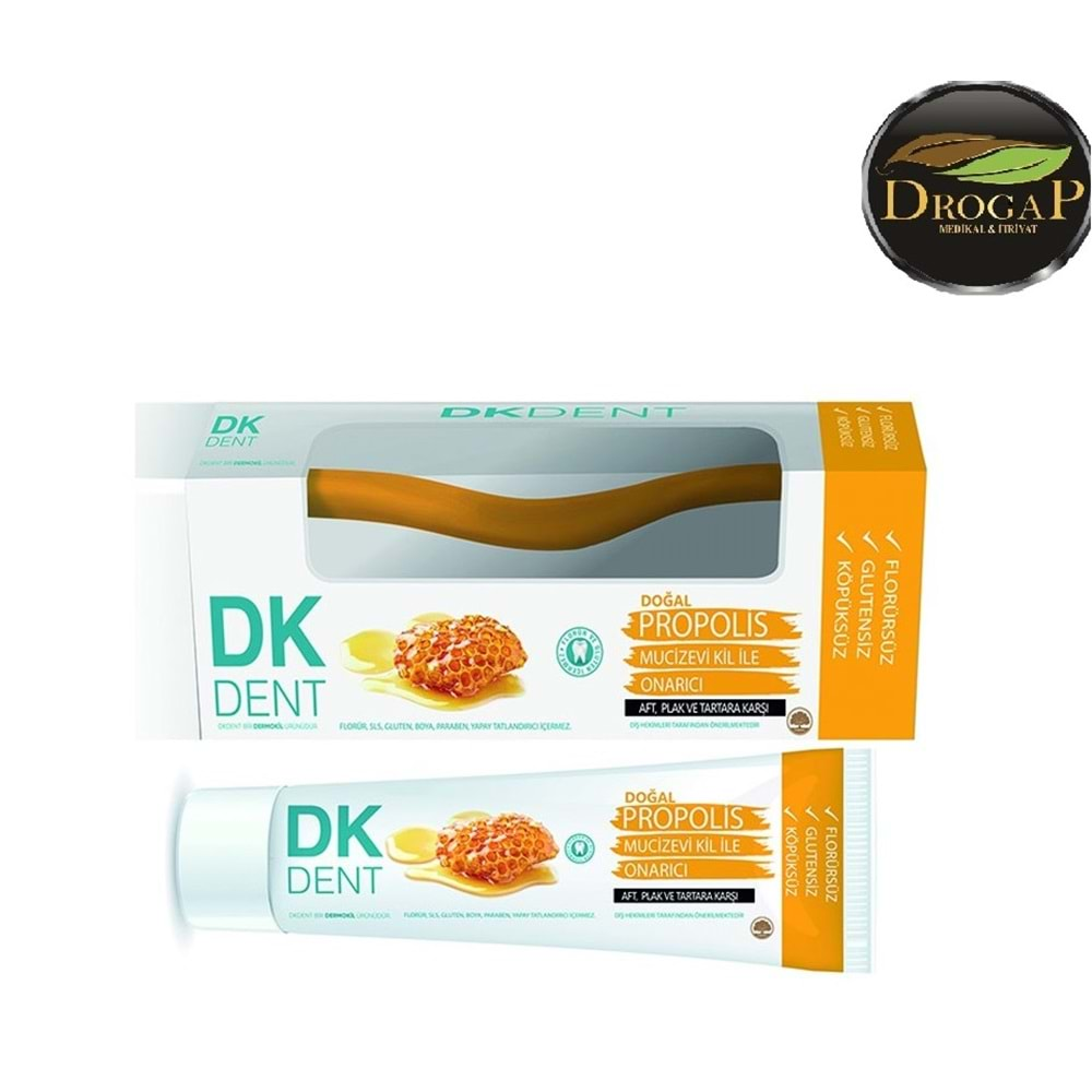 DK DENT DERMOKİL DİŞ MACUNU 50 ML + FIRÇA HEDİYELİ ( PROPOLİS )