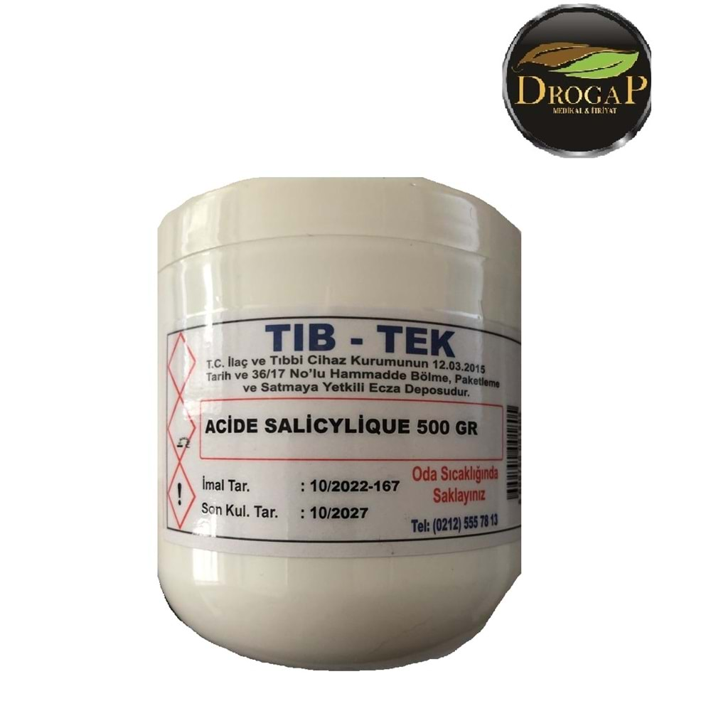 TIB-TEK SALİSİLİK ASİT ( ACİDE SALİCYLİQUE ) 500 GR