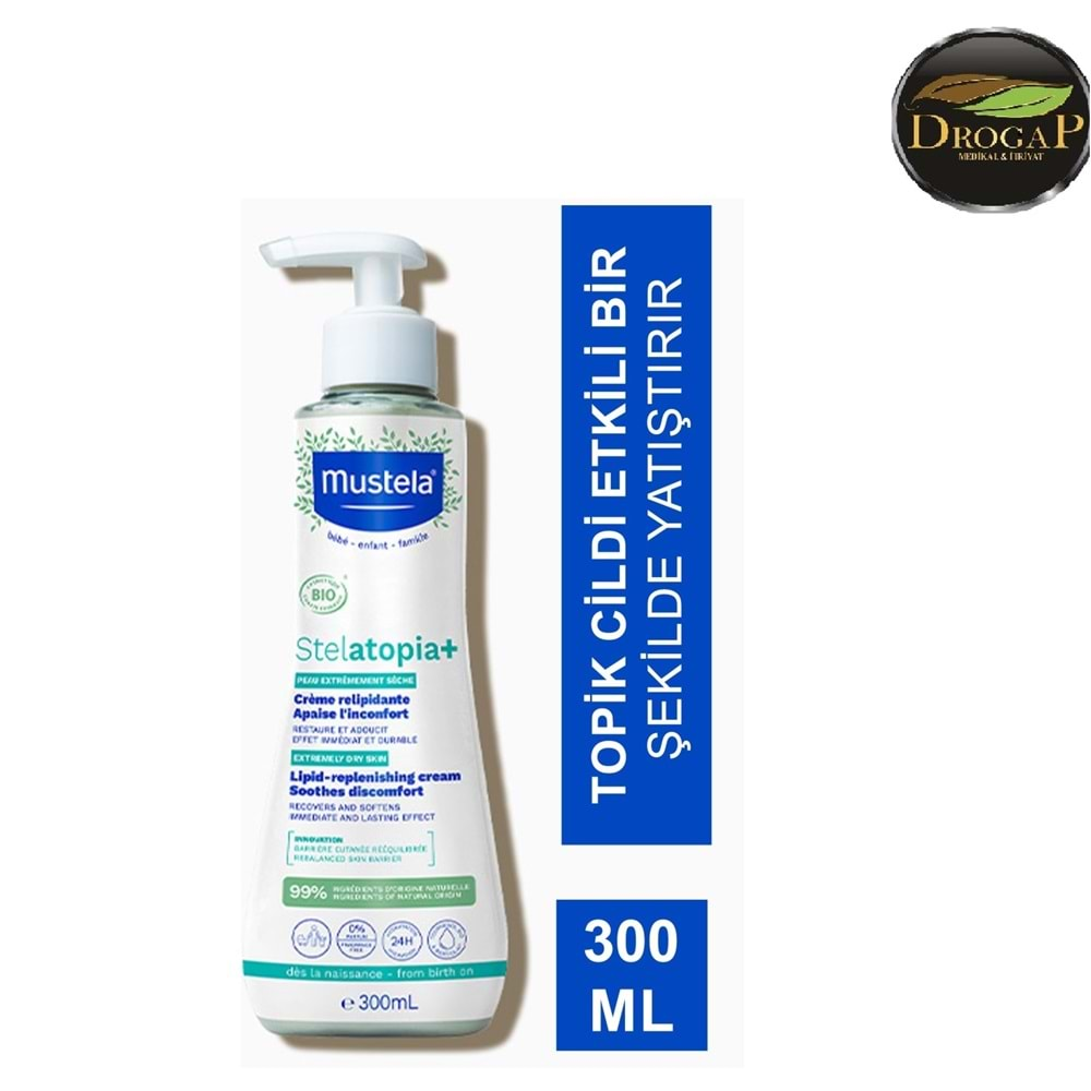 MUSTELA STELATOPİA LİPİT YENİLEYİCİ KREM 300 ML ( RAHATLATICI KREM )