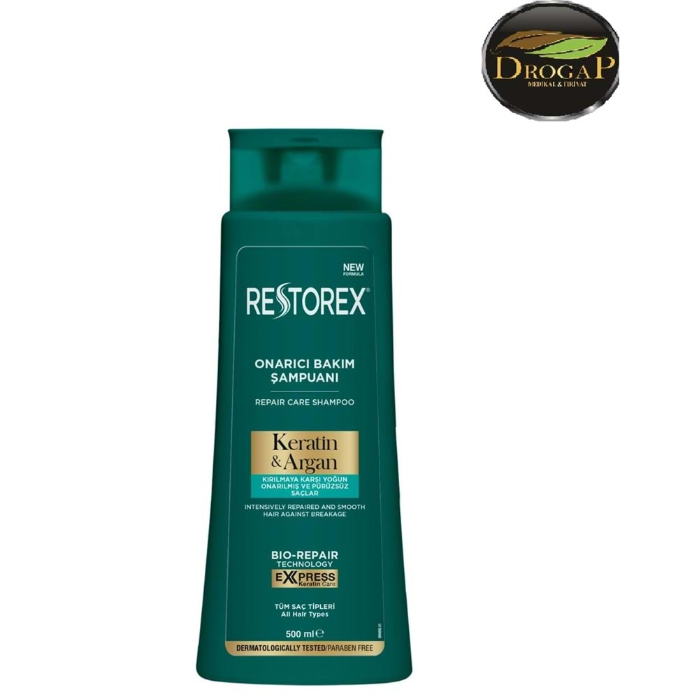 RESTOREX ONARICI BAKIM ŞAMPUANI 500 ML ( KERATİN & ARGAN )