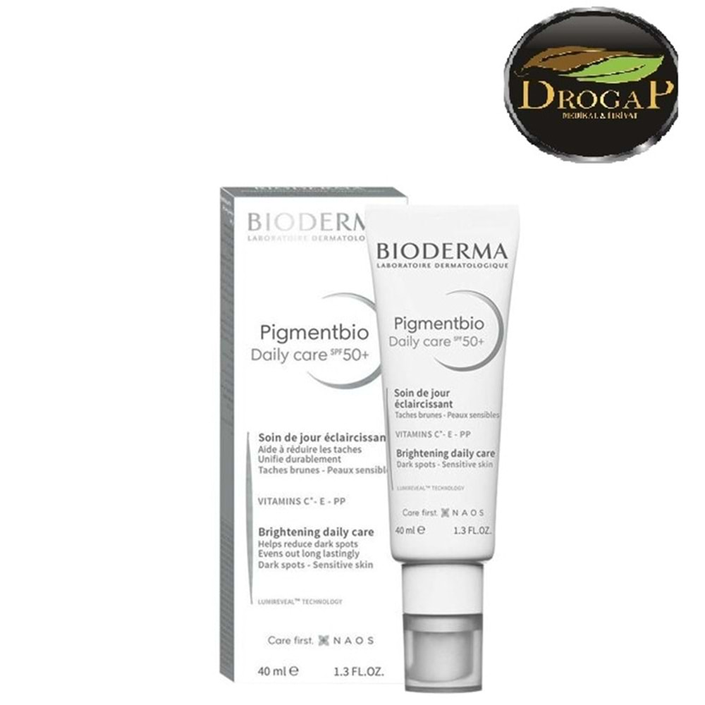 BİODERMA PİGMENTBİO DAİLY CARE SPF50+ BAKIM KREMİ 40 ML ( LEKE EĞİMLİ CİLTLER İÇİN )