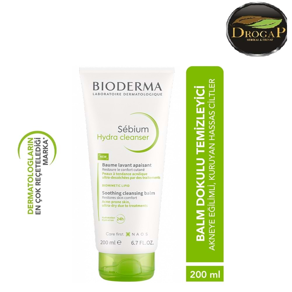 BİODERMA SEBİUM HYDRA CLEANSER 200 ML TEMİZLEME JELİ ( AKNEYE EĞİMLİ CİLTLER İÇİN )