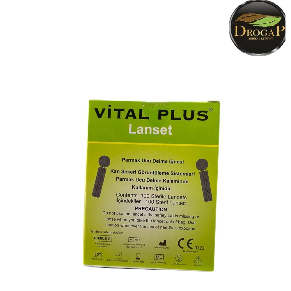 VİTAL PLUS LANSET 100 LÜ ( LANCETS )