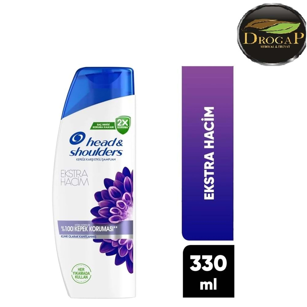 HEAD & SHOULDERS ŞAMPUAN 350 ML EKSTRA HACİM KAPEK KARŞITI