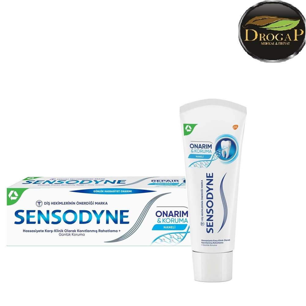 SENSODYNE DİŞ MACUNU ONARIM KORUMA 75 ML ( NANELİ )