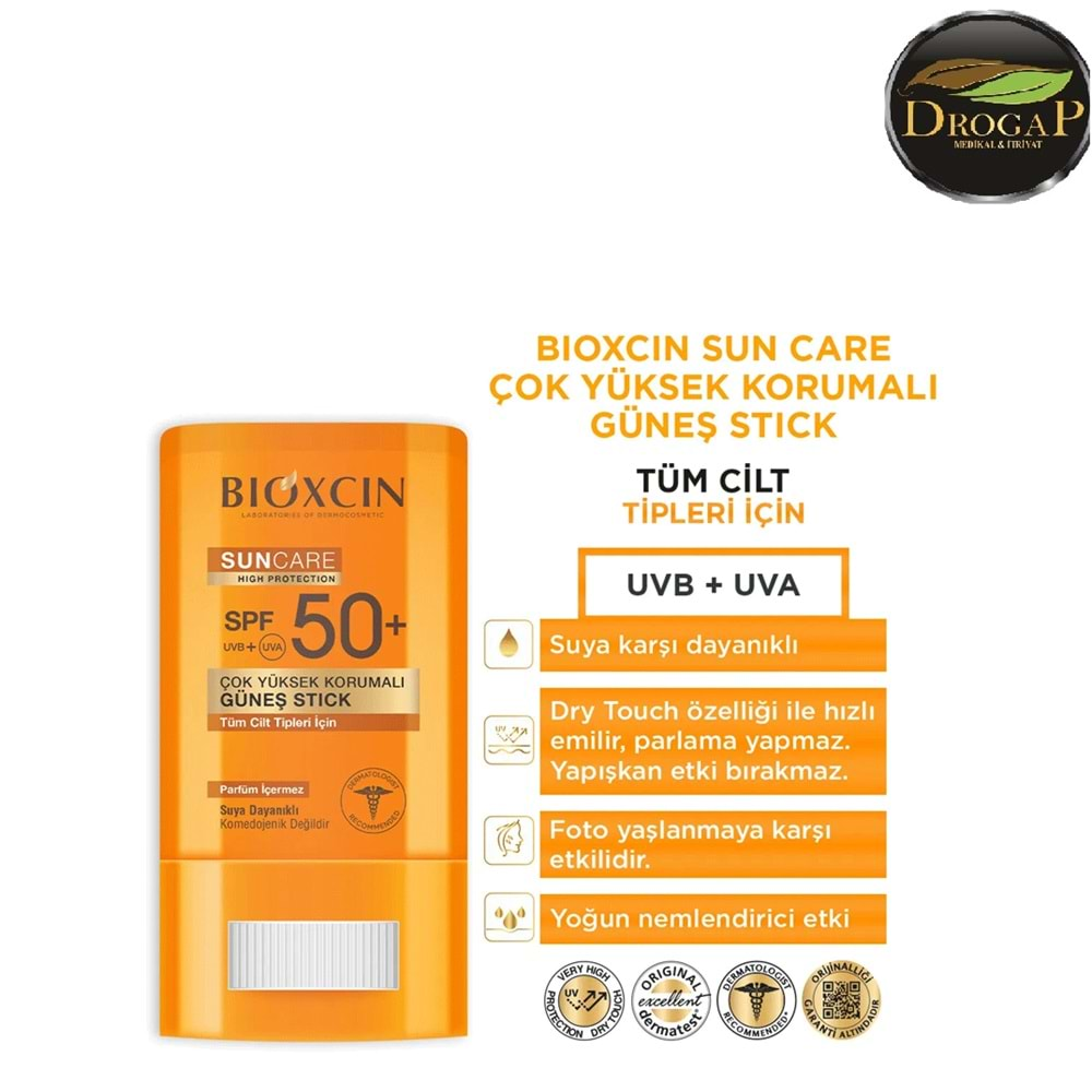 BİOXCIN GÜNEŞ KREMİ SUN CARE SPF50+ 15 G ( STİCK )