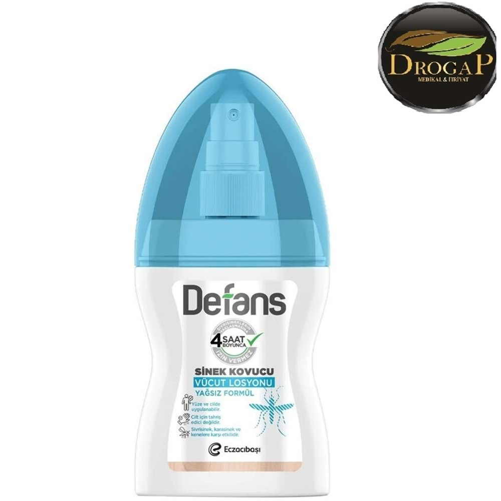 DETAN DEFANS SİVRİSİNEK KOVUCU SPREY ( YAĞSIZ FORMÜL ) 100 ML