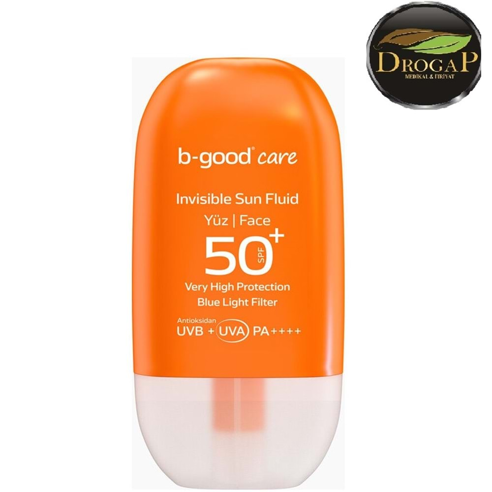 B-GOOD KREM GÜNEŞ SÜTÜ İNVİSİBLE SUN FLUİD YÜZ FACE SPF50+