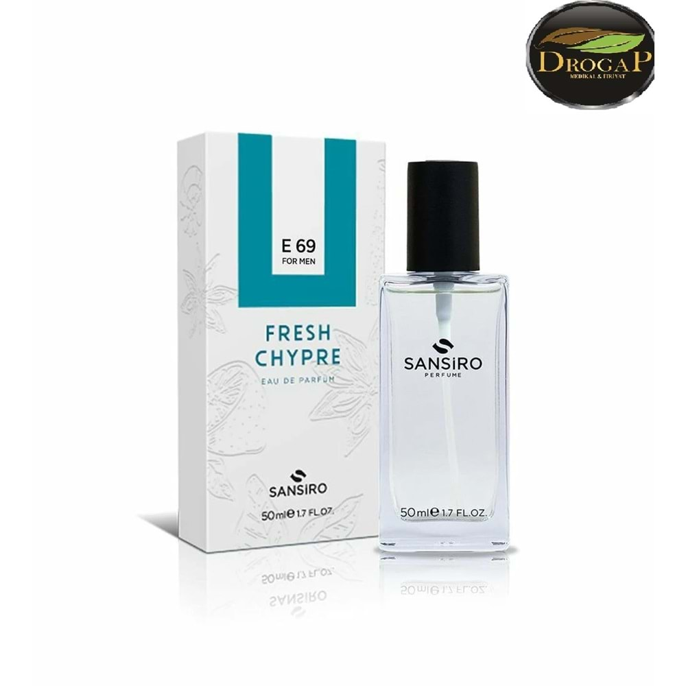 SANSİRO FRESH CHYPRE PARFÜM 50 ML FOR MEN ( ERKEK ) E-69 ( ALFRED DUNHİLL )