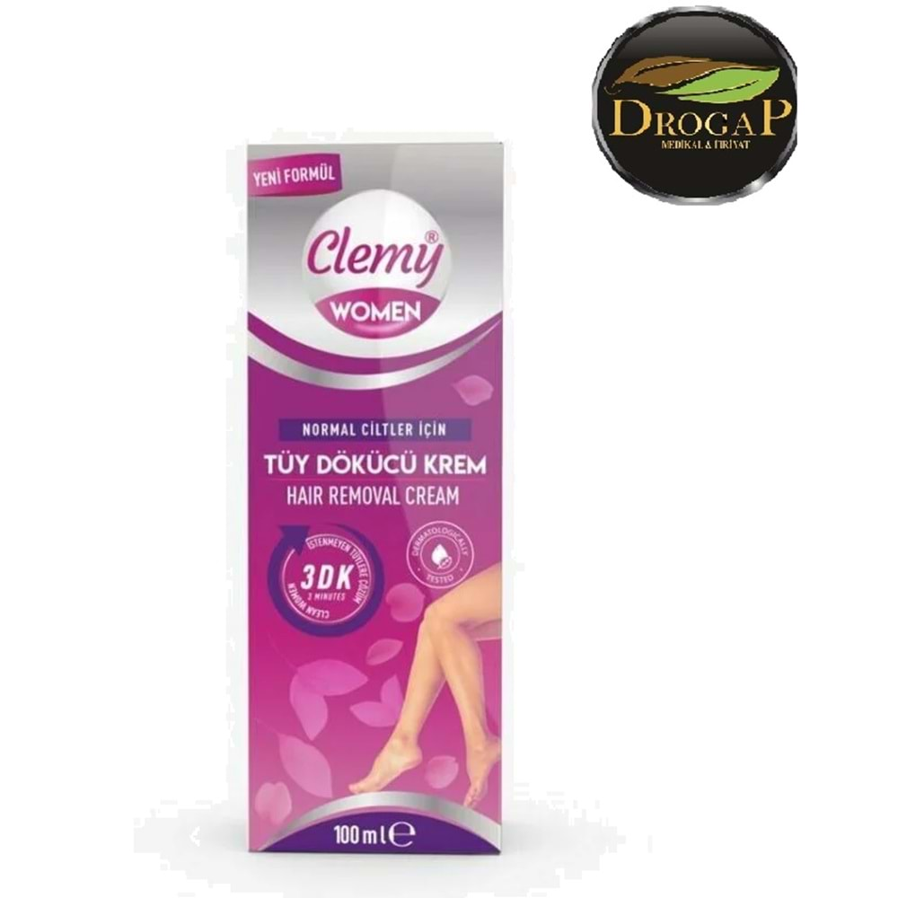 CLEMY TÜY DÖKÜCÜ KREM 100 ML ( KADIN ) TÜM CİLTLER İÇİN