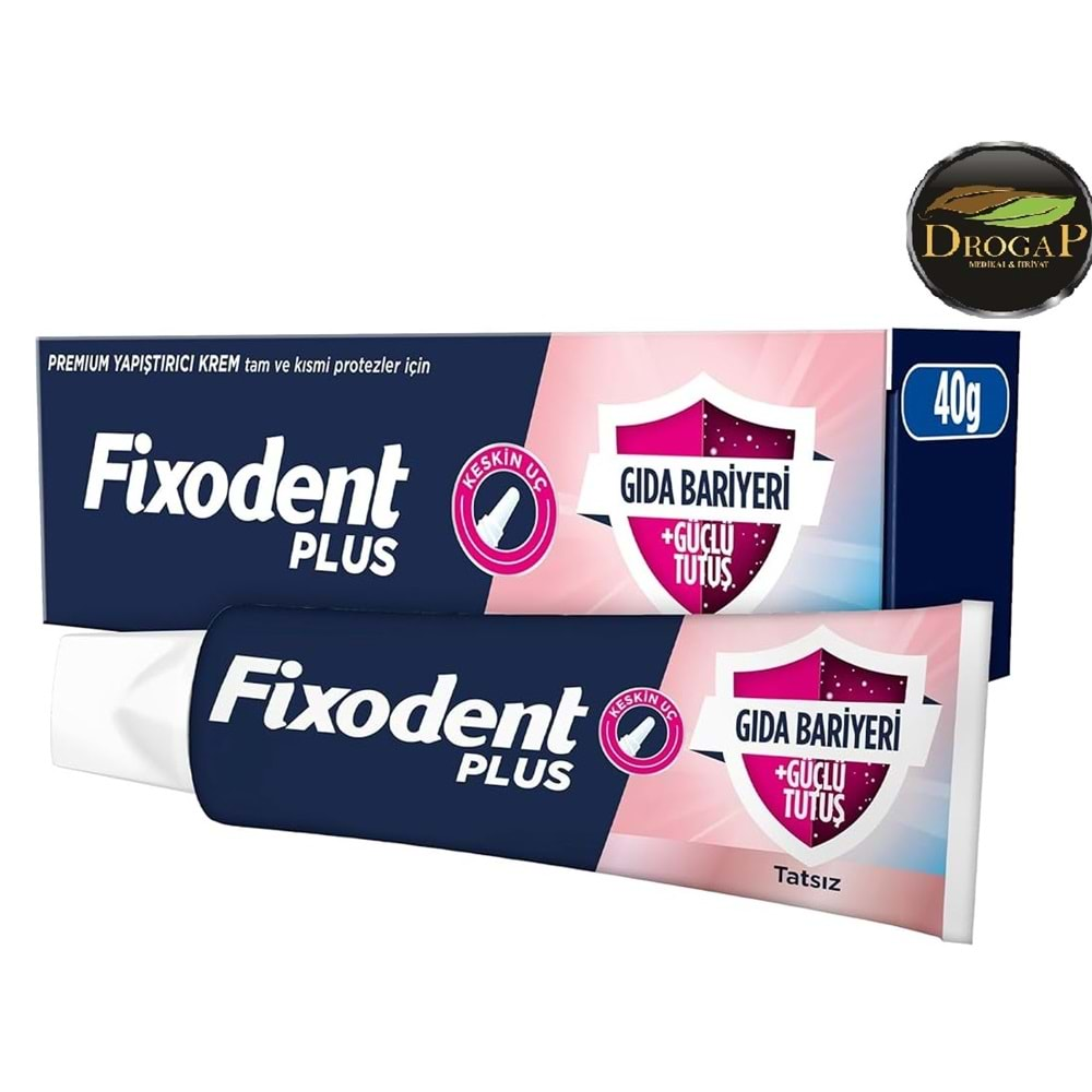 FİXODENT PLUS DİŞ PROTEZ YAPIŞTIRICI 40 GR ( TAT İÇERMEZ )