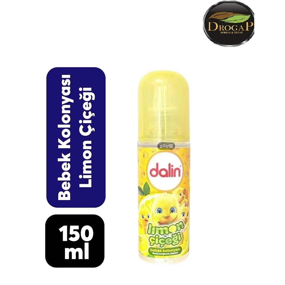 DALİN BEBEK KOLONYASI 150 ML SPREY ( LİMON ÇİÇEĞİ )