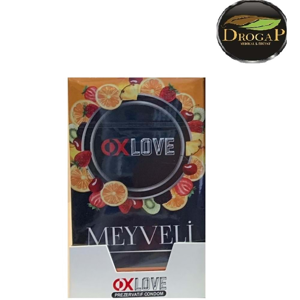 OXLOVE PREZERVATİF 10 LU ( MEYVELİ )