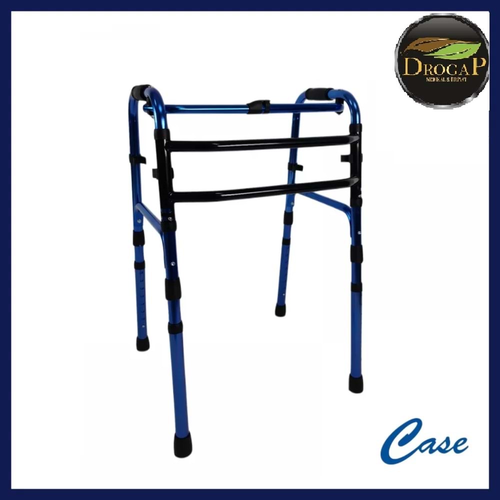 CASE HAREKETLİ WALKER YÜRÜTEÇ DEMİR LÜXS ( KALIN DEMİR )