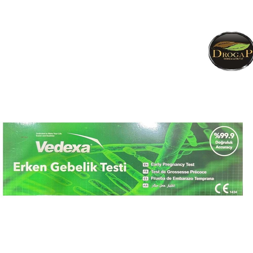 VEDEXA ERKEN GEBELİK TESTİ % 99.9 KESİN SONUÇ