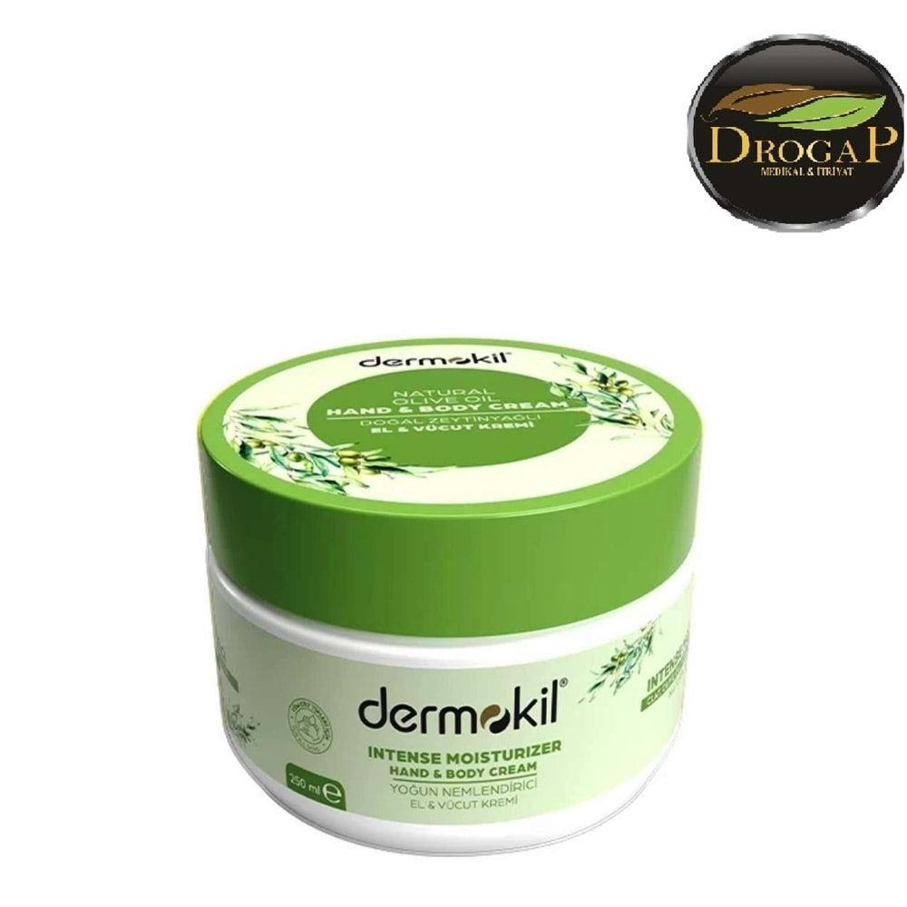 DERMOKİL EL VE VÜCUT KREMİ 250 ML ( ZEYTİNYAĞLI ÖZLÜ )