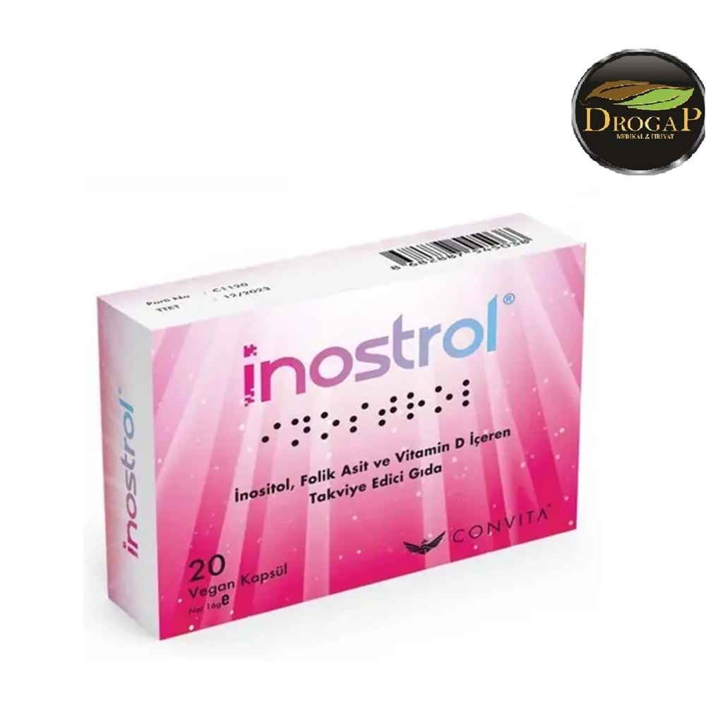 İNOSTROL 20 VEGAN KAPSÜL ( İNOSİTOL & FOLİK ASİT ) ( CONVITA )