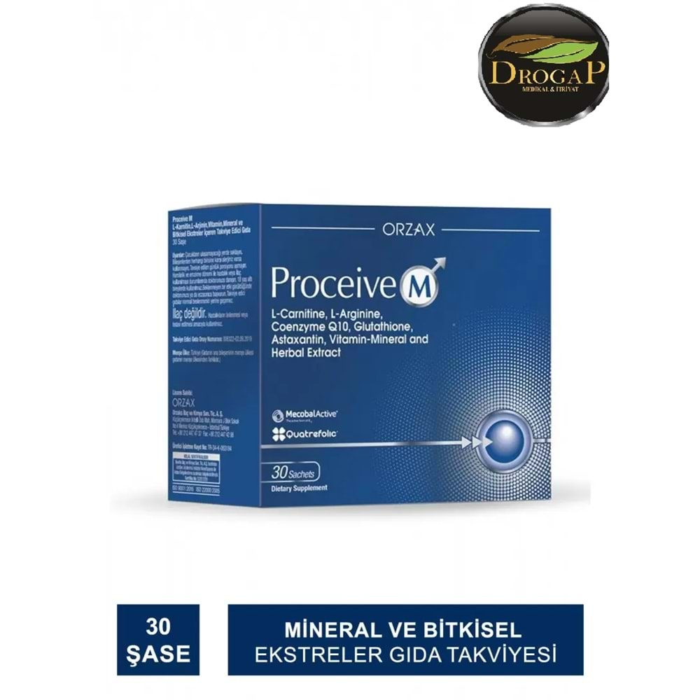 PROCEİVE M 30 SASE ( L-CARNİTİNE & L-ARGİNİNE & COENZYME Q 10 )