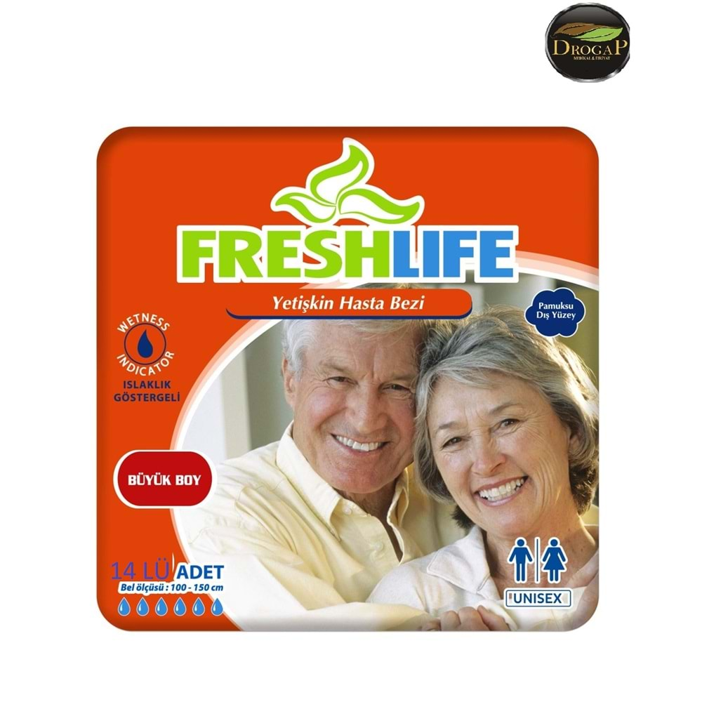 FRESHLIFE HASTA BEZİ KÜLOTLU 14 LÜ ( LARGE ) 100 -150 CM