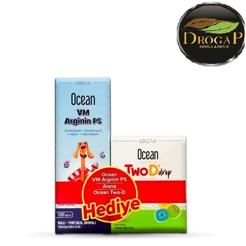 OCEAN VM ARGİNİN PS ŞURUP 150 ML + TWO DROP DAMLA 30 ML HEDİYE